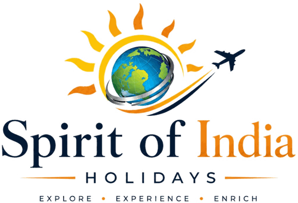 Spirit of India Holidays — new logo: Spirit of India, Explore, Experience, Enrich